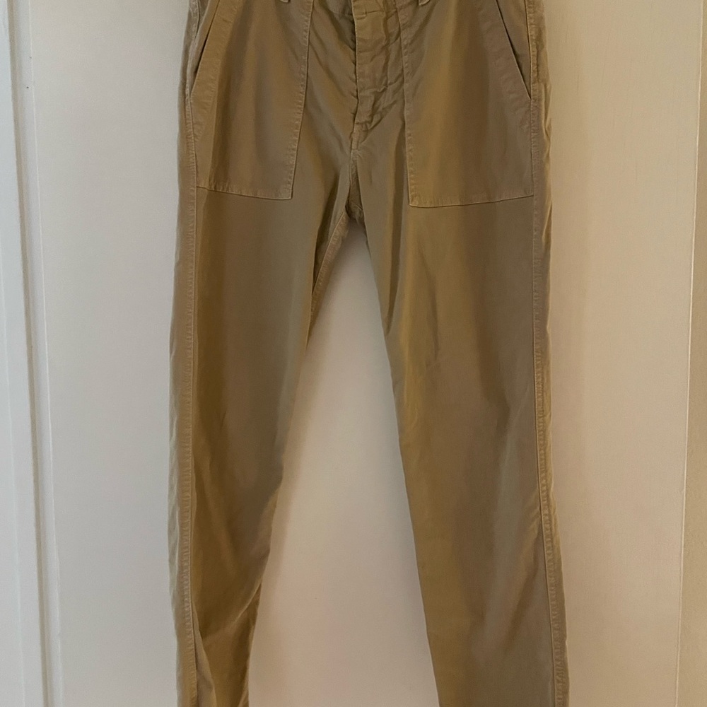 Nili Lotan Tan Flare Pants